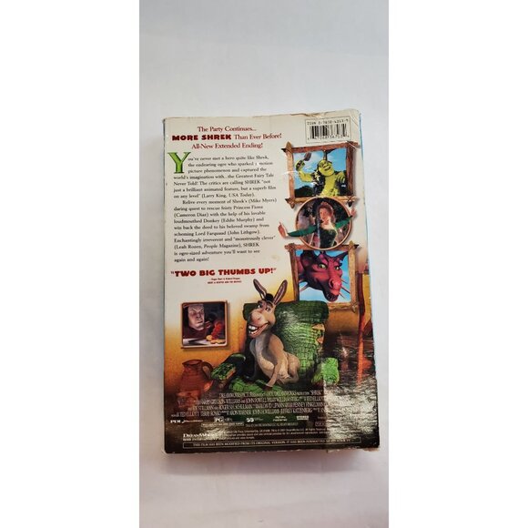 Shrek VHS Tape 2001 - Special Edition Video Cassette - Picture 5 of 5